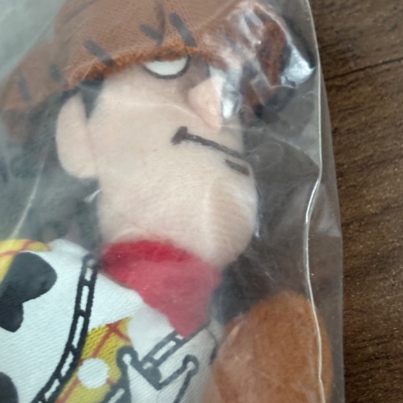 DISNEY Toy Story WOODY Mini Bean Bag Plush Kellogg’s Cereal Promo Toy 2001 - Picture 3 of 4